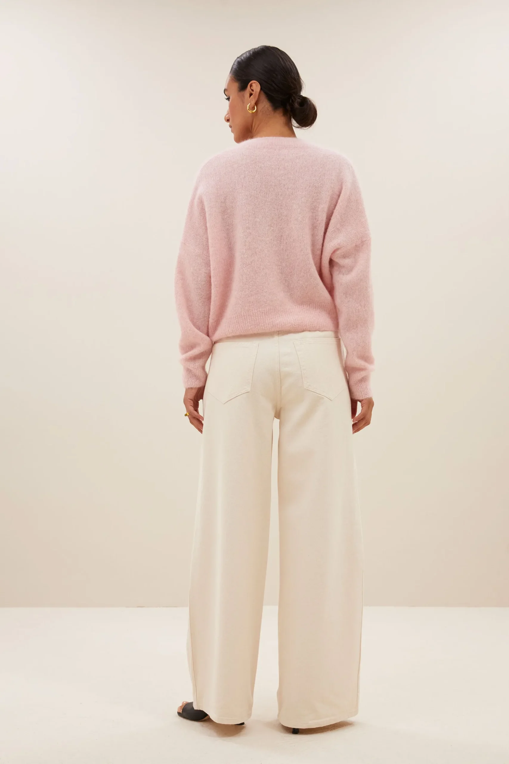 Truien*By bar isja fine pullover | light pink