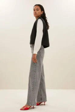 Gilets & Spencers|Jassen*By bar isla embroidery jacket | jet black