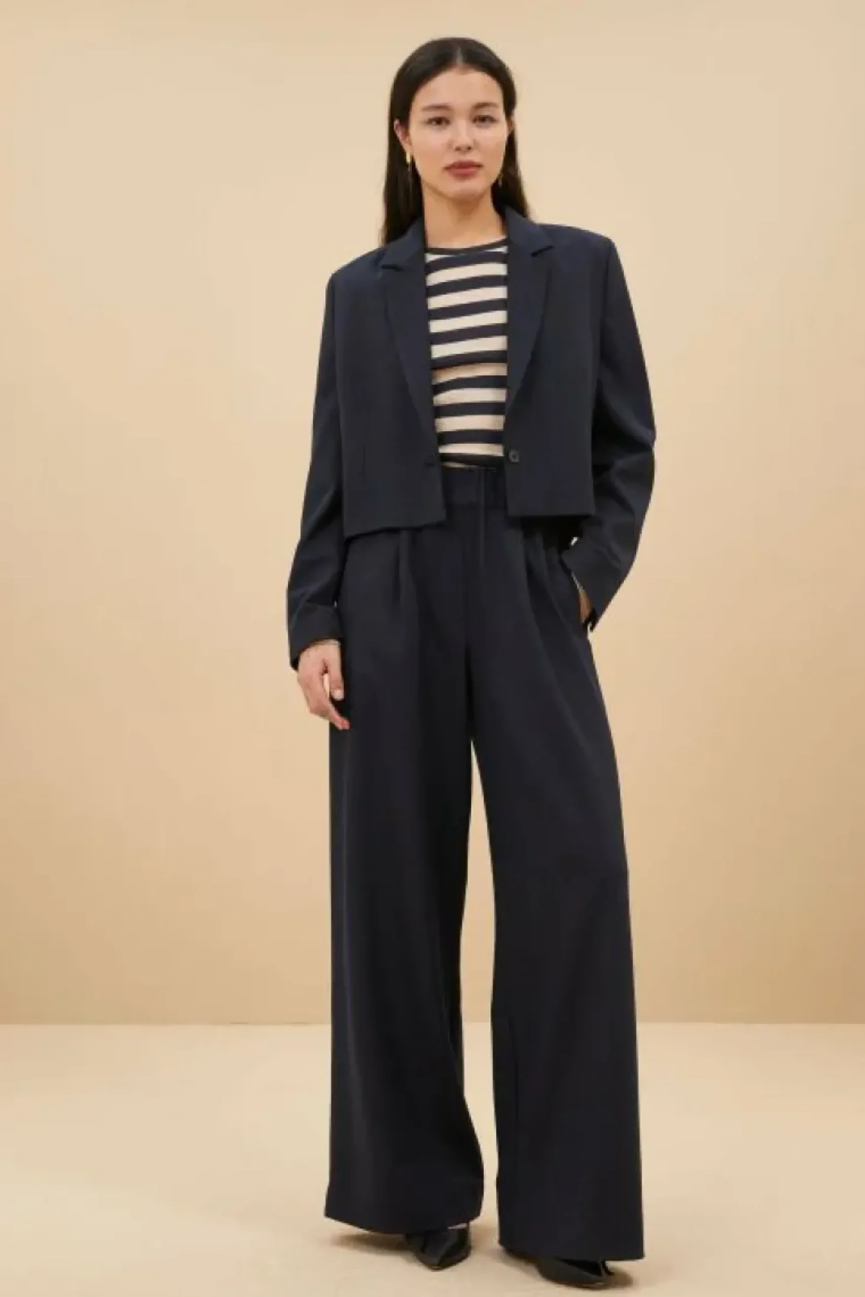 Jassen*By bar jody stripe blazer | dark navy