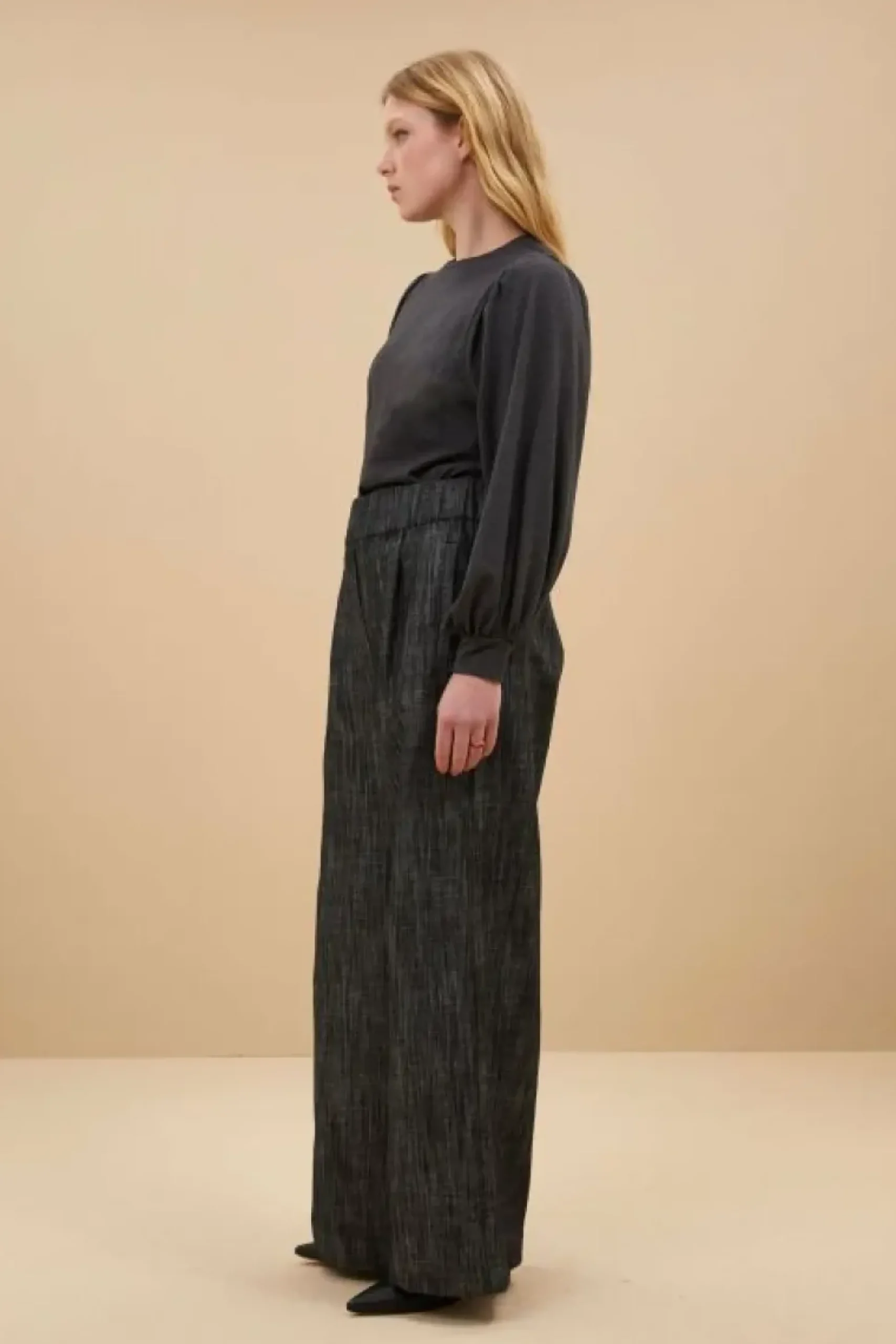 Tops & Shirts*By bar jojo jersey top | dark grey melee