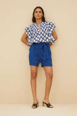 Jumpsuits*By bar june linen shorts | kingsblue