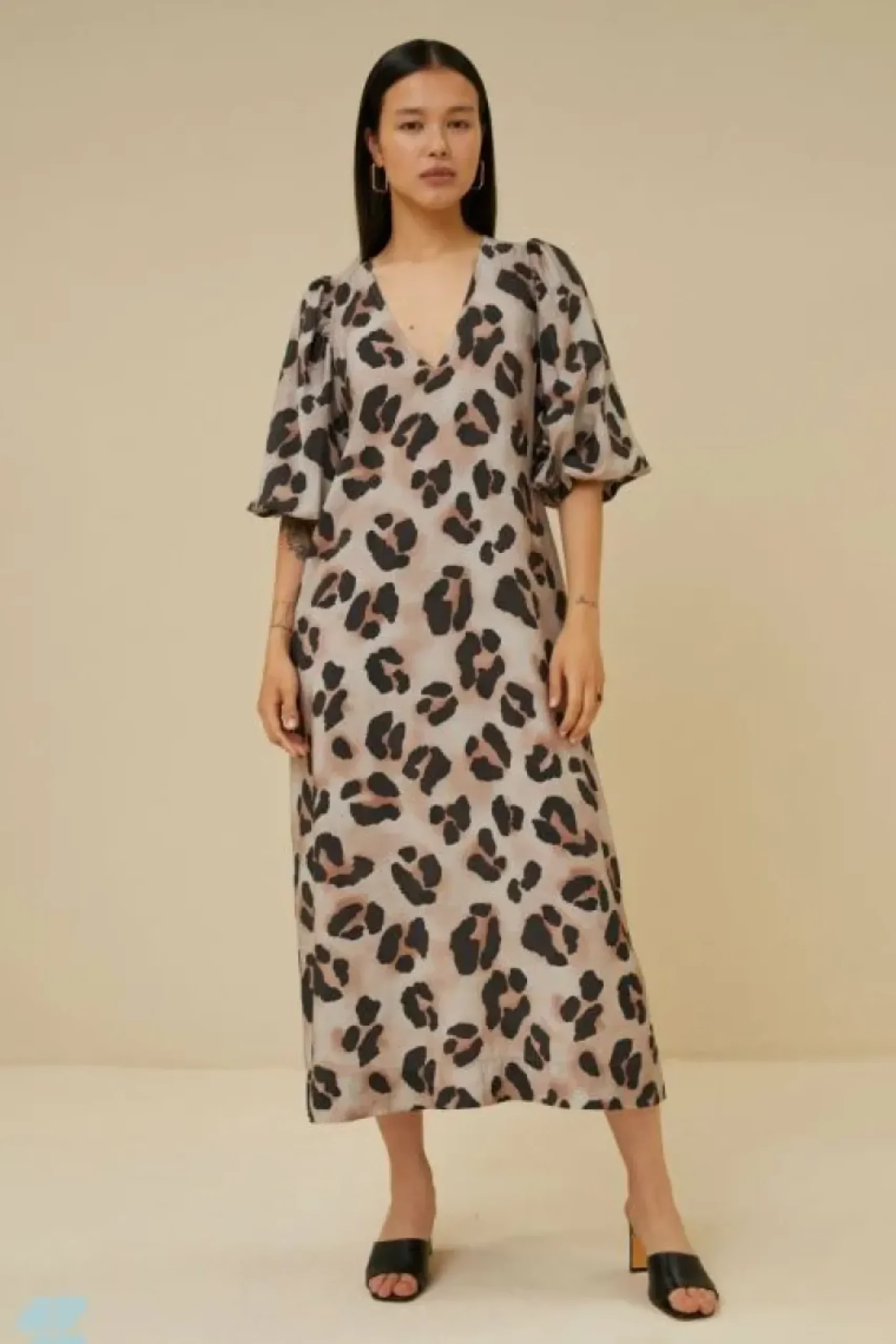 Jurken*By bar juta cheetah dress | cheetas print