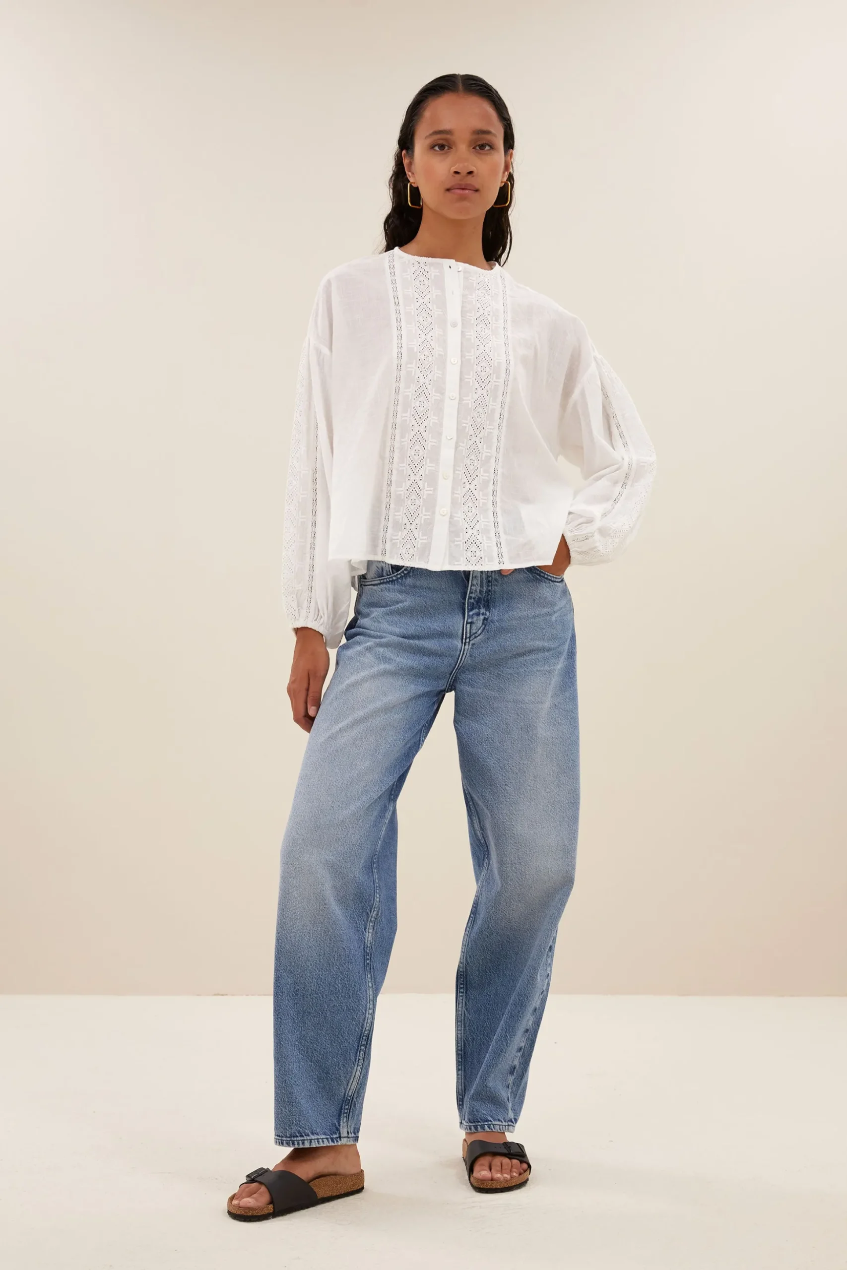 Blouses*By bar kate blouse | off white