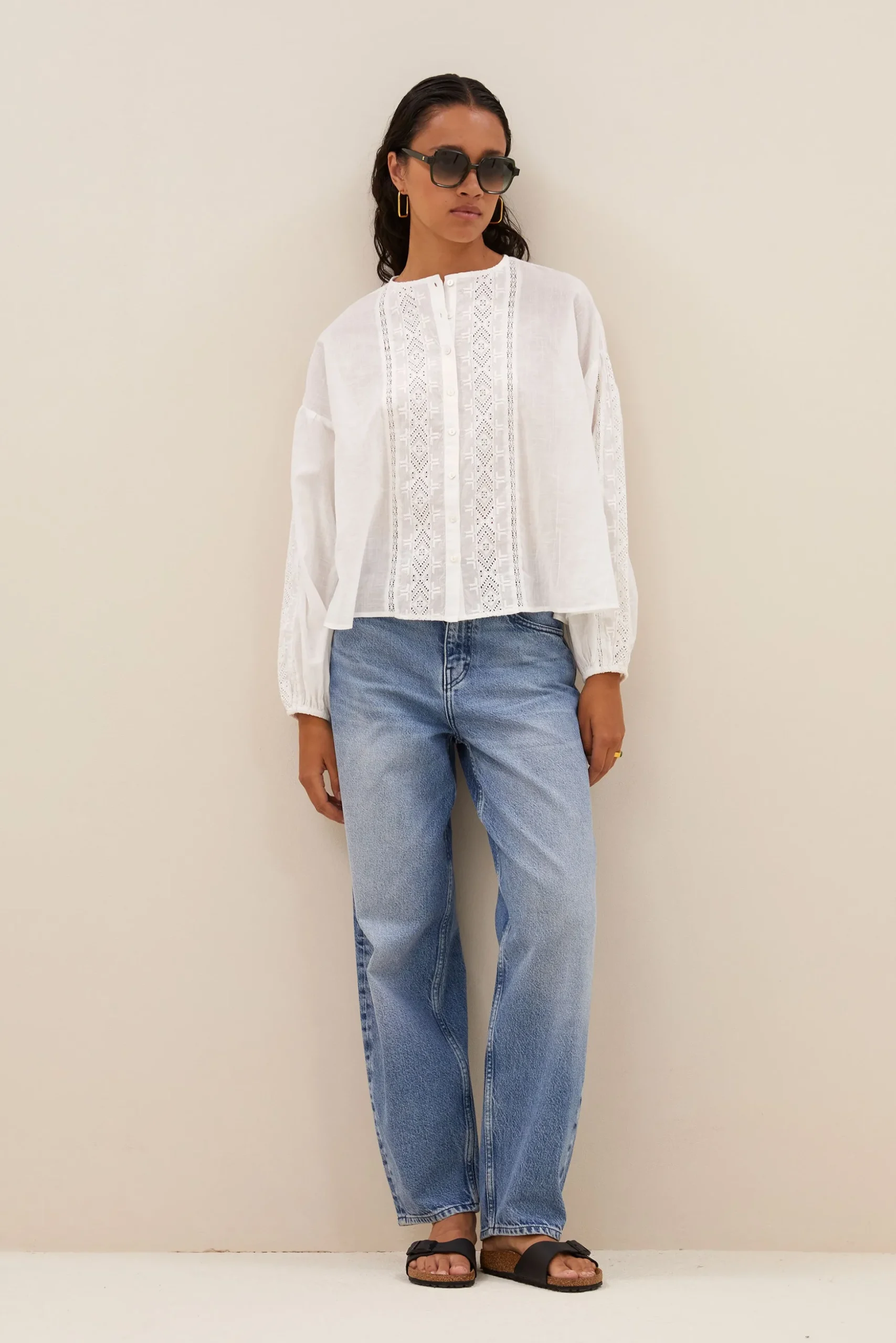 Blouses*By bar kate blouse | off white