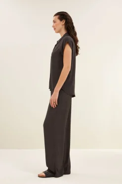 Blouses*By bar kiek viscose top | cafe noir