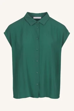 Blouses*By bar kiek viscose top | deep green