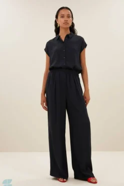 Blouses*By bar kiek viscose top | graphite
