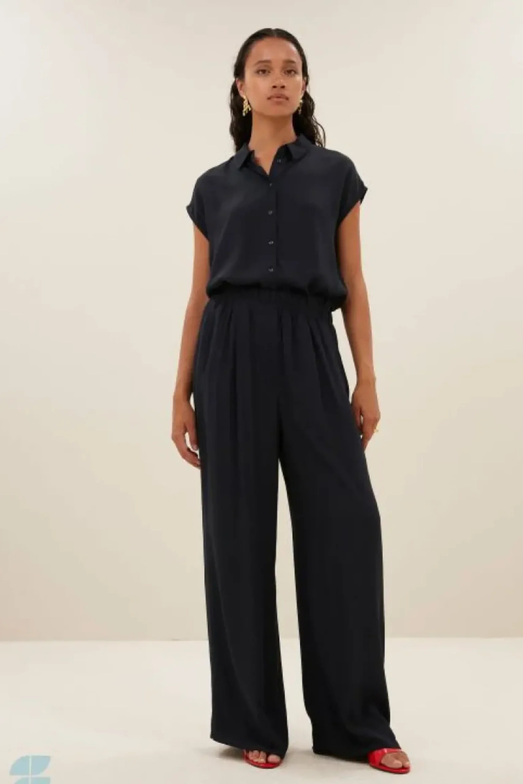 Blouses*By bar kiek viscose top | graphite