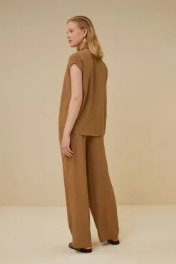 Blouses*By bar kiek viscose top | khaki