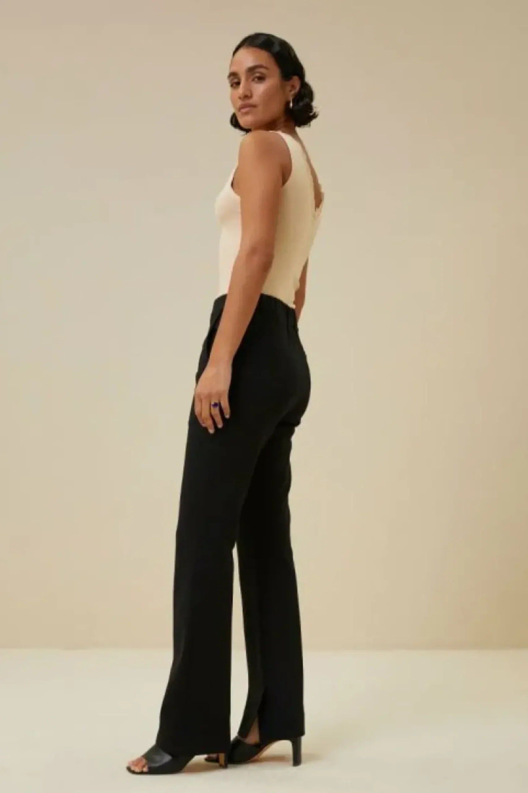 Tops & Shirts*By bar lace singlet | nude