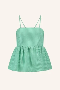 Tops & Shirts*By bar leah stripe top | green seer stripe
