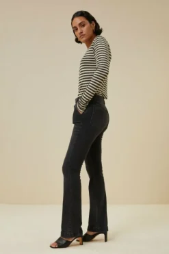 Broeken*By bar leila lb pant | jet black