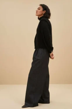 Vesten*By bar levi gilet | black