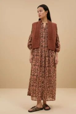 Gilets & Spencers|Vesten*By bar levi gilet | copper