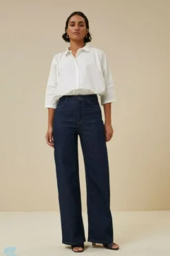 Jeans|Broeken*By bar lina pant | dark denim