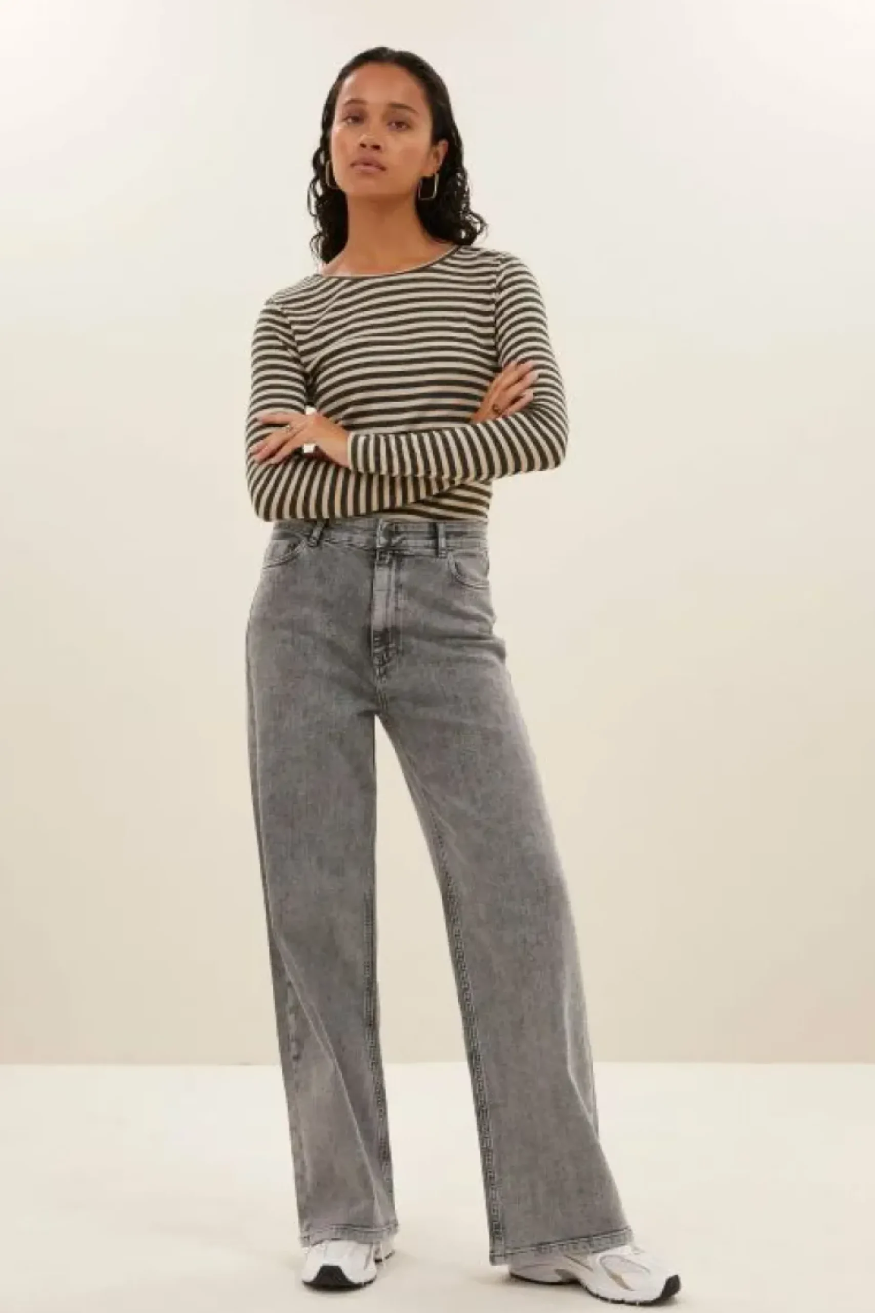 Jeans|Broeken*By bar lina pant | grey denim