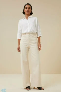 Jeans|Broeken*By bar lina rw pant | raw white