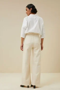 Jeans|Broeken*By bar lina rw pant | raw white