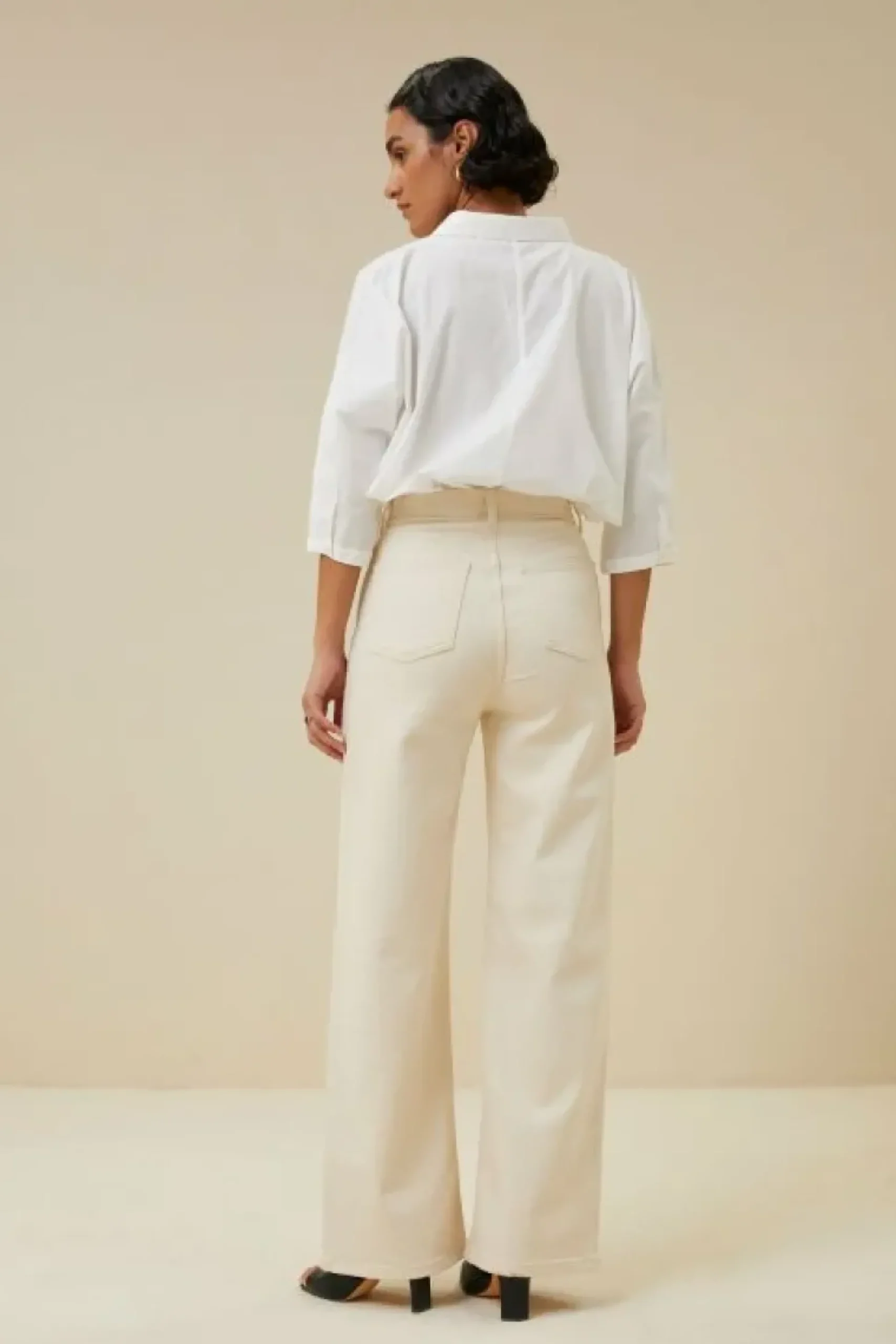 Jeans|Broeken*By bar lina rw pant | raw white