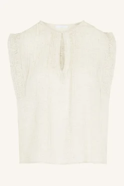 Blouses*By bar lina slub blouse | sand
