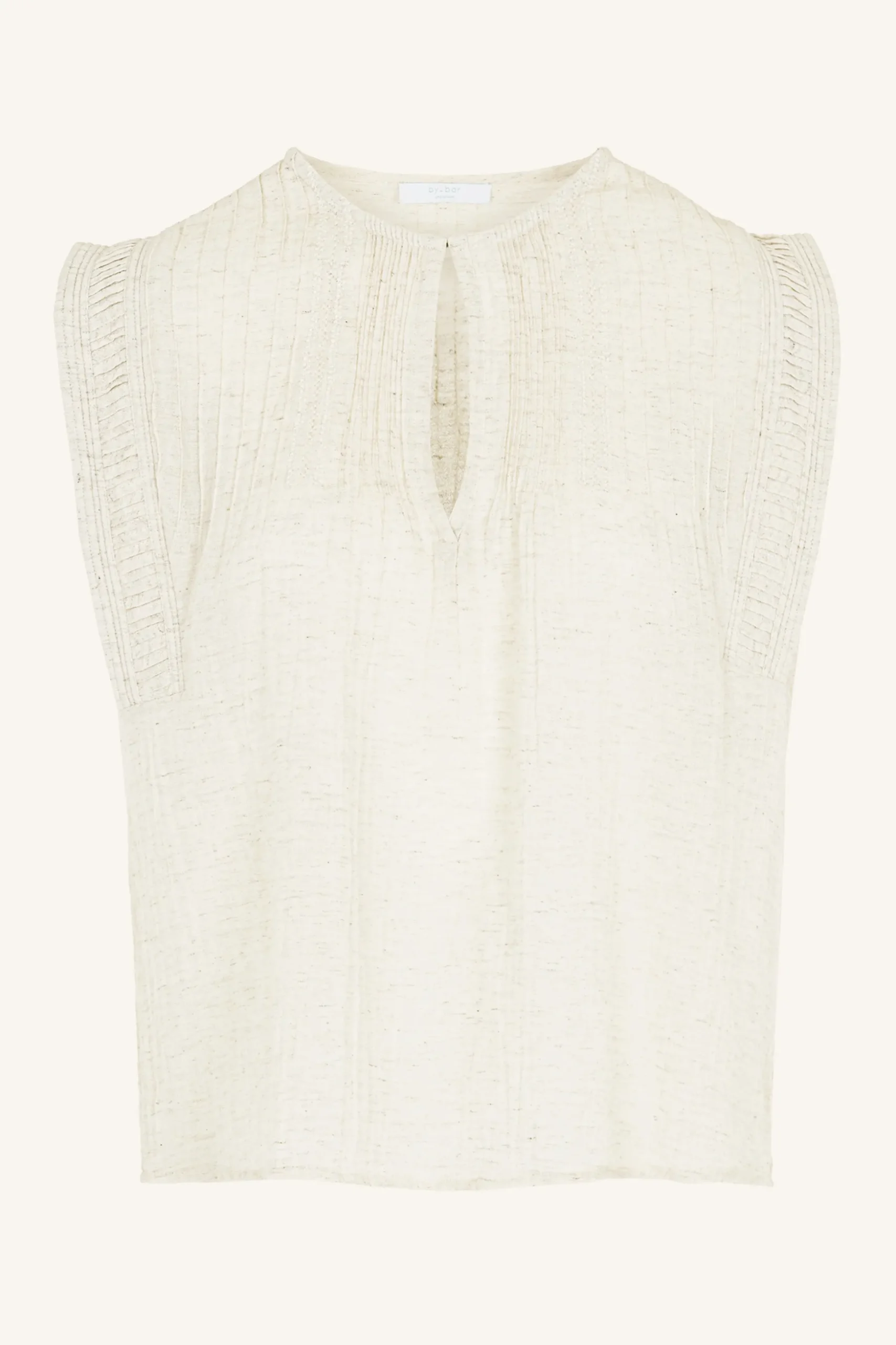 Blouses*By bar lina slub blouse | sand