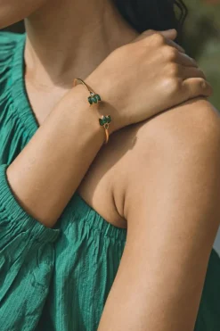 Sieraden*By bar lotus bracelet | green