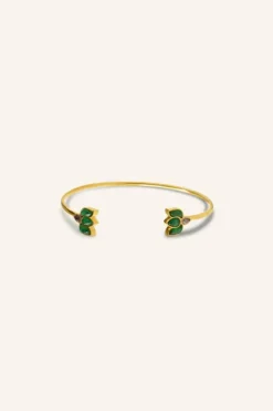 Sieraden*By bar lotus bracelet | green