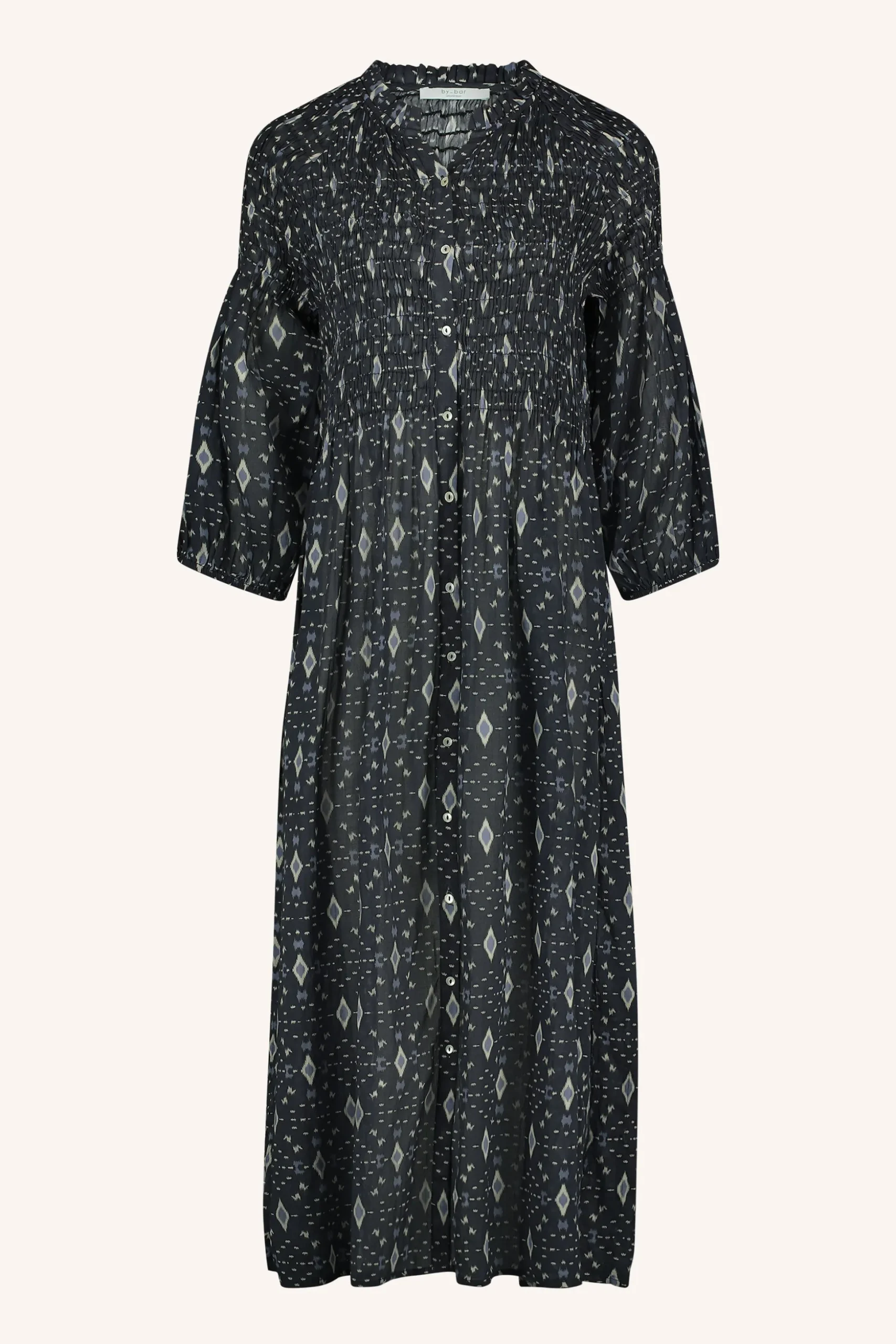 Jurken*By bar loulou midnight ikat dress | midnight ikat