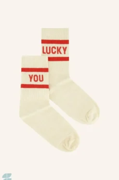 Sokken*By bar lucky you socks | poppy red