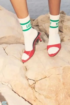Sokken*By bar lucky you socks | spring green