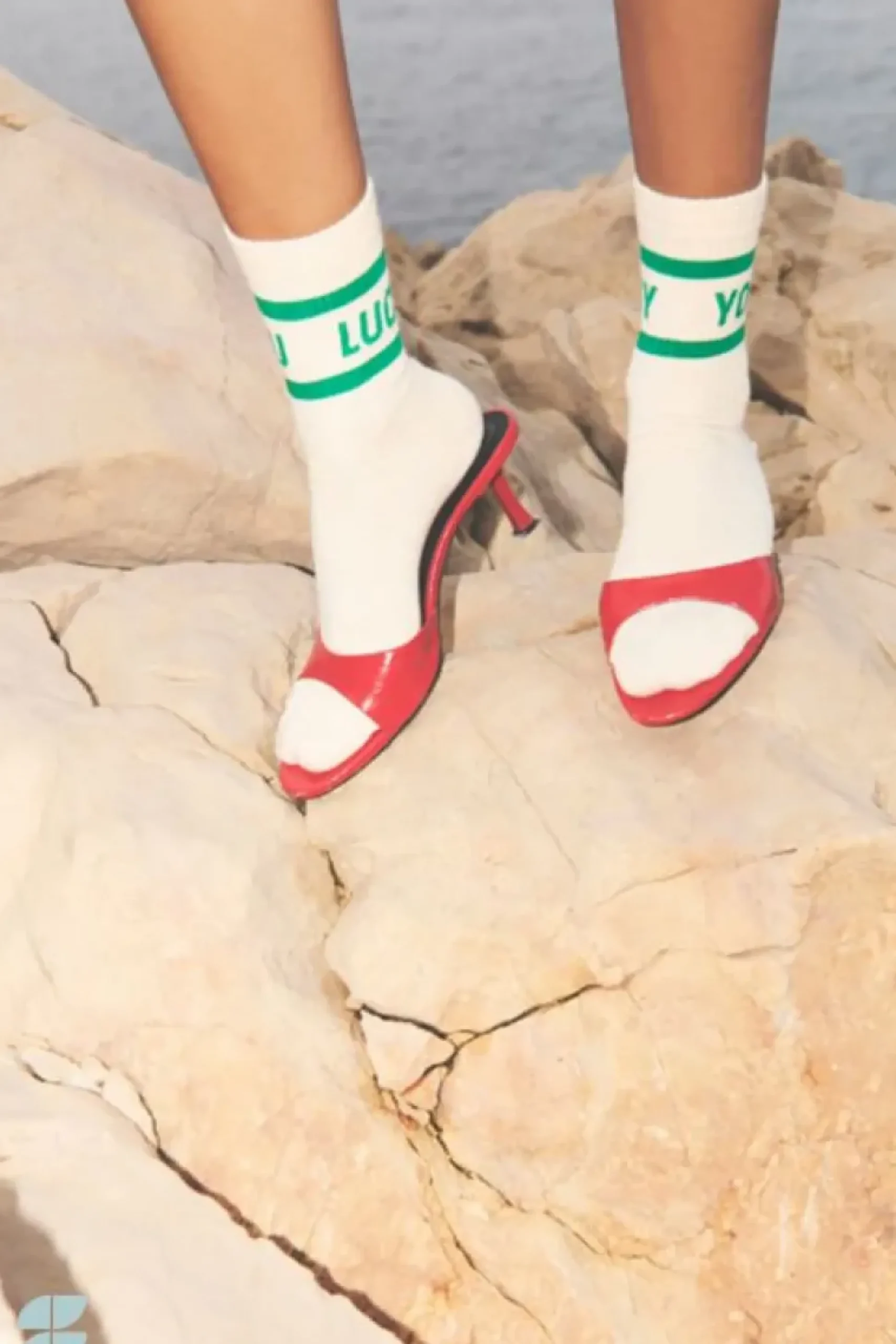 Sokken*By bar lucky you socks | spring green