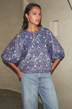 Blouses*By bar mauri blouse | pavo jacquard print