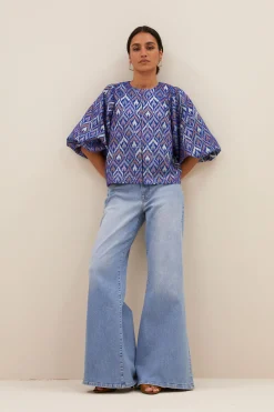 Blouses*By bar mauri blouse | pavo jacquard print