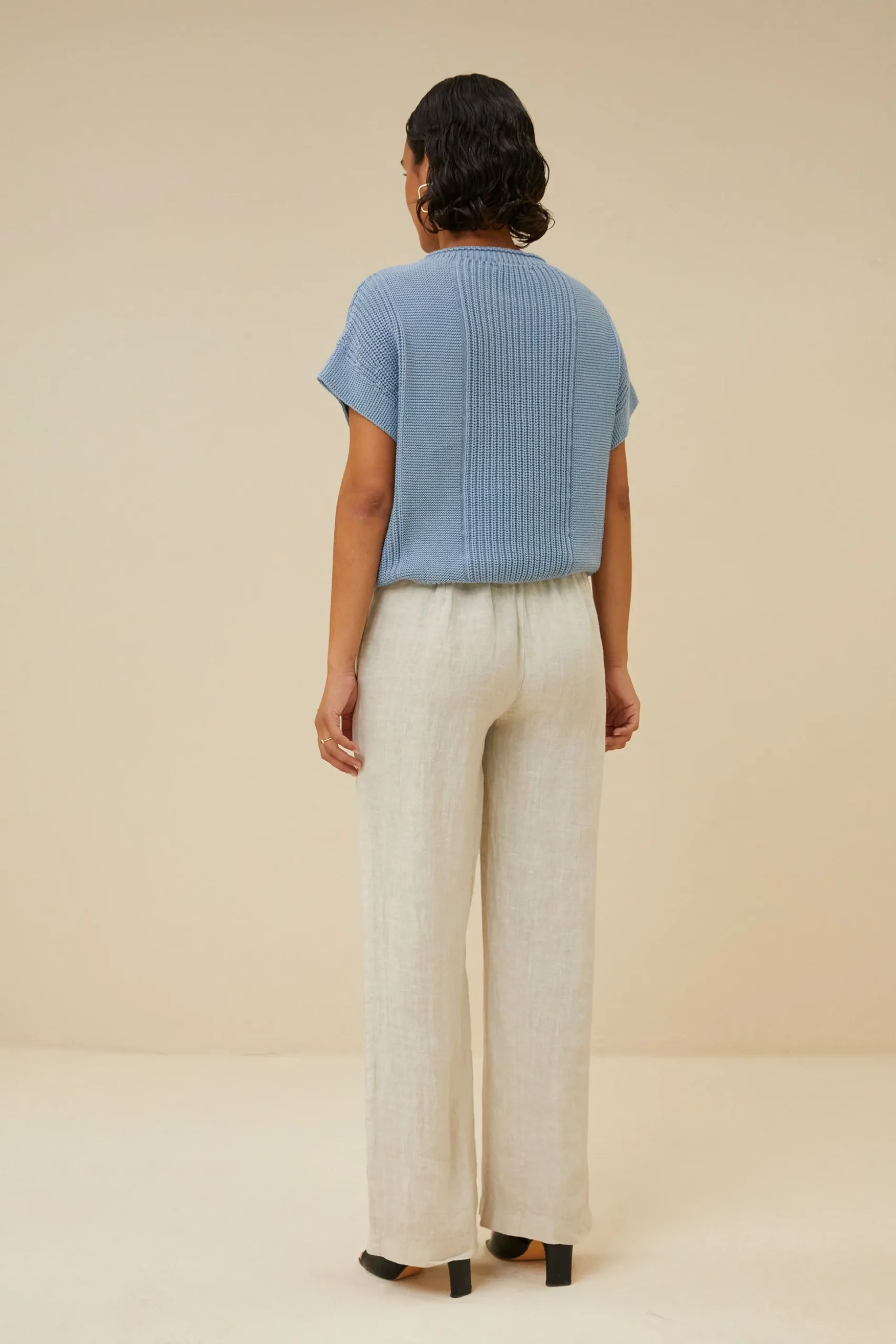 Truien*By bar max ss pullover | ocean