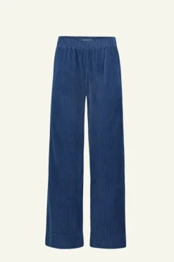 Broeken*By bar mees cord pants | bright oil blue