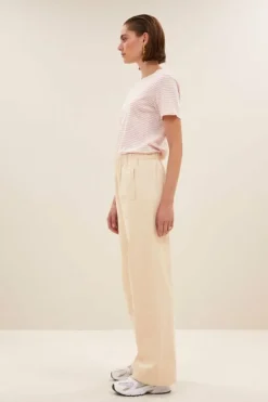Broeken*By bar mees twill pant | grain