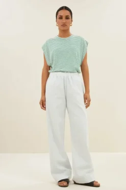 Broeken*By bar mees twill pants | illu grey