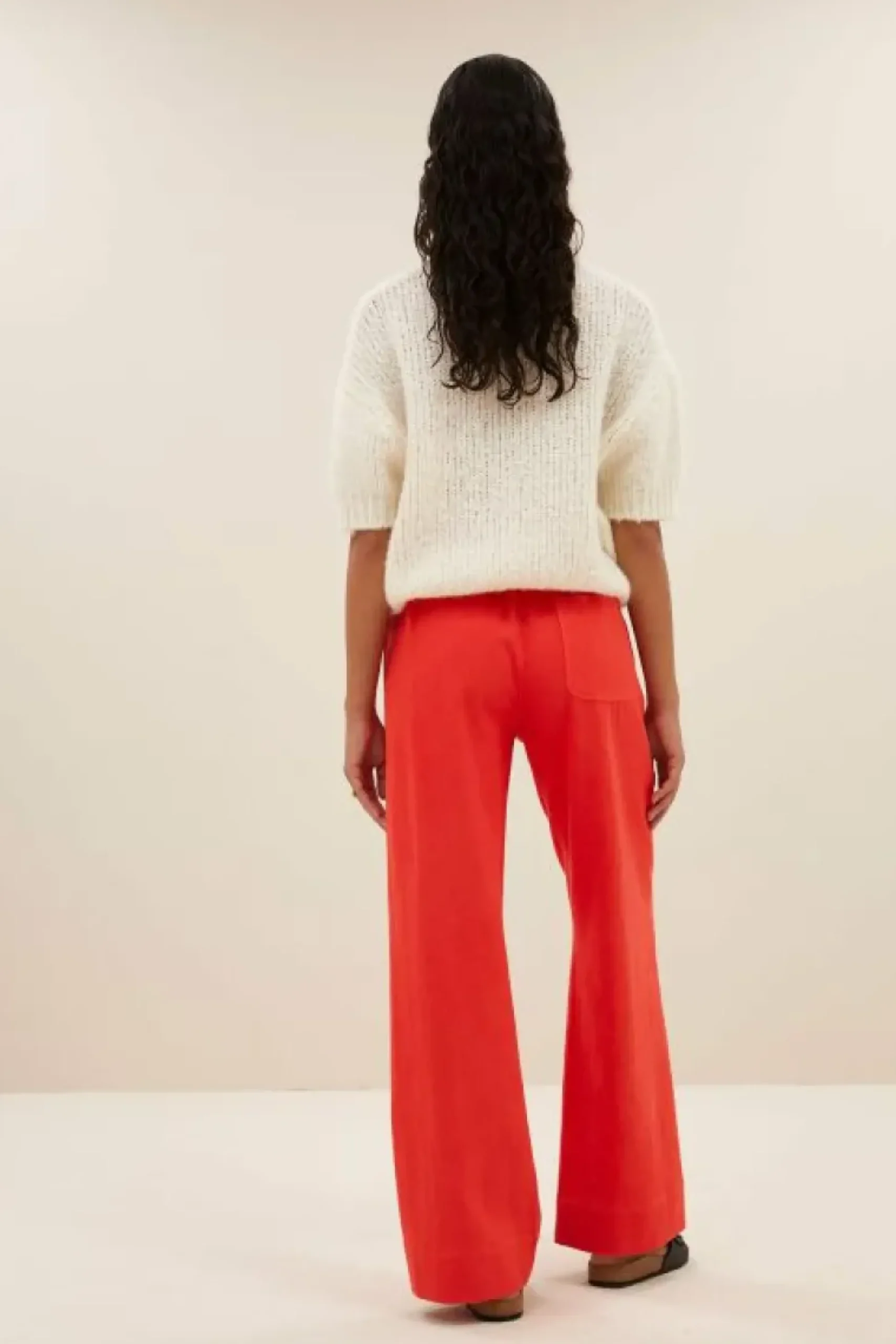Broeken*By bar mees twill pants | poppy red