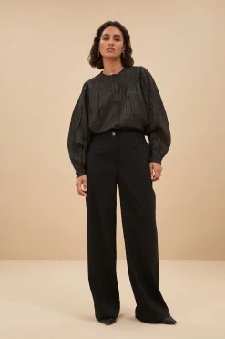 Blouses*By bar meggie lurex blouse | midnight