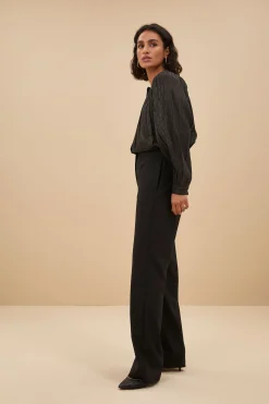 Blouses*By bar meggie lurex blouse | midnight