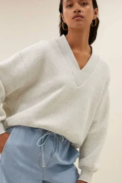 Sweaters|Truien*By bar momo sweater | light grey melee