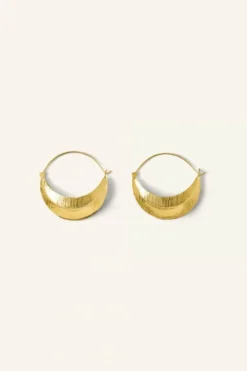 Oorbellen|Sieraden*By bar moon earring | gold