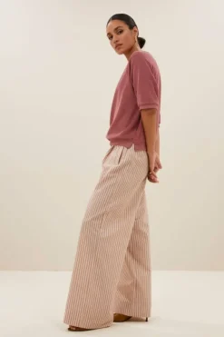 Tops & Shirts*By bar neva slub top | bright plum