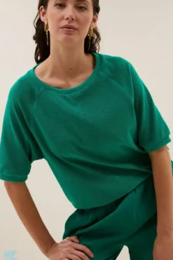 Tops & Shirts*By bar neva slub top | green lake