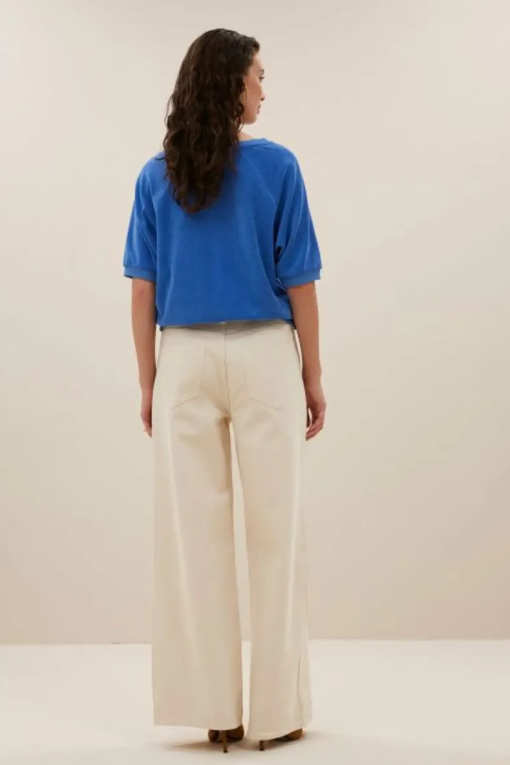 Tops & Shirts*By bar neva slub top | queens blue