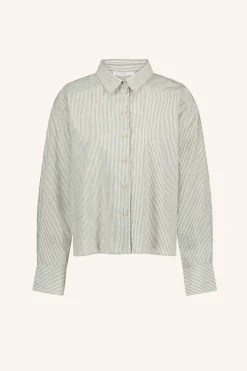 Blouses*By bar nima lurex stripe blouse | midnight
