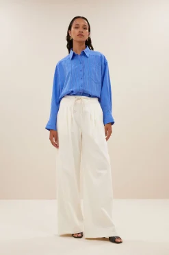 Blouses*By bar nima stripe blouse | vivid blue stripe