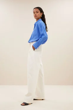Blouses*By bar nima stripe blouse | vivid blue stripe
