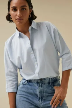 Blouses*By bar norel chambray blouse | light blue