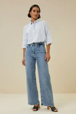 Blouses*By bar norel chambray blouse | light blue